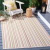 SAFAVIEH Washable Rug Outdoor Courtyard Collection - 8' x 10', Beige & Rust Yellow, Non-Shedding & Easy Cleaning, Ideal for Patio, Backyard, Mudroom, Dining Space (CY9237-52755) view 1