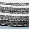 SAFAVIEH Washable Rug Outdoor Courtyard Collection - 5'3" Round, Ivory & Black, Non-Shedding & Easy Cleaning, Ideal for Patio, Backyard, Mudroom (CY8475-53712) view 4