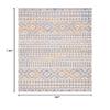 SAFAVIEH Area Rug 8x10 - Astoria Collection - Large - Grey & Ivory, Geometric Boho Design, Non-Shedding & Easy Cleaning, Ideal for Living Room, Bedroom, Office, Dining Space (ASA412F) view 2