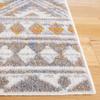 SAFAVIEH Area Rug 8x10 - Astoria Collection - Large - Grey & Ivory, Geometric Boho Design, Non-Shedding & Easy Cleaning, Ideal for Living Room, Bedroom, Office, Dining Space (ASA412F) view 3