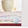 SAFAVIEH Washable Rug Bayside Collection - 9' x 12', Blue & Red, Easy Cleaning, Ideal for in Living Room, Bedroom, Home Office, Dining Space (BAY102M) view 2