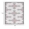 SAFAVIEH Area Rug 8x10 - Augustine Collection - Large - Beige & Black, Rustic Tribal Design, Easy Cleaning, Ideal for Living Room, Bedroom, Office, Dining Space (AGT439B) view 2