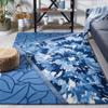 SAFAVIEH Fifth Avenue Collection Area Rug - 5' x 8', Blue & Ivory, Handmade Modern Abstract Textured New Zealand Wool, Ideal for High Traffic Areas in Living Room, Bedroom (FTV127M) view 1