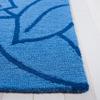 SAFAVIEH Fifth Avenue Collection Area Rug - 5' x 8', Blue & Ivory, Handmade Modern Abstract Textured New Zealand Wool, Ideal for High Traffic Areas in Living Room, Bedroom (FTV127M) view 3