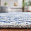 SAFAVIEH Micro-Loop Collection Runner Rug - 2'3" x 9', Blue, Handmade Wool, Ideal for High Traffic Areas in Living Room, Bedroom (MLP955M) view 4