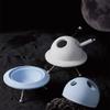 KIZQYN Table Desktop Decor UFO Desktop Decorations Creative Fashion Pen Holder Office Desk Storage Decoration Gifts Graduation Gifts Statue Ornament view 3