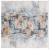 SAFAVIEH Area Rug 8x10 - Phoenix Collection - Large - Aqua & Gold Rust, Modern Abstract Design, Non-Shedding & Easy Cleaning, Ideal for Living Room, Bedroom, Office, Dining Space (PHX510J) view 2