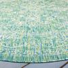 SAFAVIEH Washable Rug Outdoor Courtyard Collection - 7'10" Round, Green & Ivory, Non-Shedding & Easy Cleaning, Ideal for Patio, Backyard, Mudroom (CY8680-55721) view 4