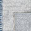 SAFAVIEH Washable Rug Outdoor Courtyard Collection - 6'7" x 9'6", Grey & Navy, Non-Shedding & Easy Cleaning, Ideal for Patio, Backyard, Mudroom (CY8484-368) view 4