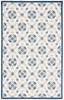 Martha Stewart x SAFAVIEH Area Rug Collection - 5' x 8', Ivory & Blue, Handmade Wool, Ideal for Living Room, Bedroom, Office, Dining Space (MSR4750Z) view 2