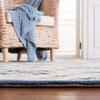 Martha Stewart x SAFAVIEH Area Rug Collection - 5' x 8', Ivory & Blue, Handmade Wool, Ideal for Living Room, Bedroom, Office, Dining Space (MSR4750Z) view 4