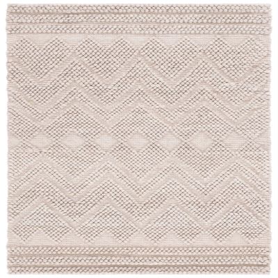 SAFAVIEH Natura Collection Accent Rug - 3' x 5', Beige, Handmade Rustic Farmhouse Boho Wool Blend, Ideal for High Traffic Areas in Entryway, Living Room, Bedroom (NAT128B)