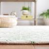 Martha Stewart x SAFAVIEH Area Rug Collection - 3' x 5', Ivory & Green, Handmade Wool, Ideal for Living Room, Bedroom, Foyer, Accent Space (MSR3528Y) view 4
