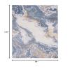SAFAVIEH Area Rug 8x10 - Palma Collection - Large - Beige & Light Blue, Modern Abstract Design, Non-Shedding & Easy Cleaning, Ideal for Living Room, Bedroom, Office, Dining Space (PAM348A) view 2