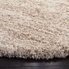 SAFAVIEH Hudson Shag Collection Area Rug - 4' Round, Ivory & Beige, Modern Abstract Design, Non-Shedding & Easy Care, 2-inch Thick Ideal for High Traffic Areas in Living Room, Bedroom (SGH295C) view 3