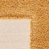 SAFAVIEH Hudson Shag Collection Area Rug - 4' Square, Gold, Modern Solid Design, Non-Shedding & Easy Care, 2-inch Thick Ideal for High Traffic Areas in Living Room, Bedroom (SGH220D) view 3
