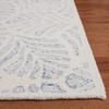 Martha Stewart x SAFAVIEH Area Rug Collection - 3' x 5', Ivory & Blue, Handmade Wool, Ideal for Living Room, Bedroom, Foyer, Accent Space (MSR3529M) view 4