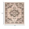 SAFAVIEH Area Rug 8x10 - Vintage Persian Collection - Large - Ivory & Charcoal, Oriental Distressed Design, Non-Shedding & Easy Cleaning, Ideal for Living Room, Bedroom, Office, Dining Space (VTP447Z) view 2