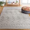 SAFAVIEH Natura Collection Accent Rug - 3' x 5', Grey, Handmade Rustic Farmhouse Boho Wool Blend, Ideal for High Traffic Areas in Entryway, Living Room, Bedroom (NAT128F) view 1