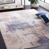 SAFAVIEH Area Rug 8x10 - Phoenix Collection - Large - Ivory & Blue Rust, Modern Abstract Design, Non-Shedding & Easy Cleaning, Ideal for Living Room, Bedroom, Office, Dining Space (PHX502A) view 1