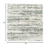 SAFAVIEH Hudson Shag Collection Area Rug - 4' Square, Ivory & Green, Modern Design, Non-Shedding & Easy Care, 2-inch Thick Ideal for High Traffic Areas in Living Room, Bedroom (SGH206Y) view 2