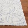 Martha Stewart x SAFAVIEH Area Rug Collection - 3' x 5', Ivory & Blue, Handmade Wool, Ideal for Living Room, Bedroom, Foyer, Accent Space (MSR3528M) view 4