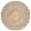 SAFAVIEH Natural Fiber Collection Area Rug - 4' Round, Natural, Farmhouse Jute Design, Ideal for High Traffic Areas in Living Room, Bedroom (NF177A) view 1