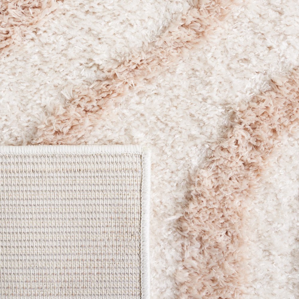 SAFAVIEH Area Rug 8x10 - Norway Shag Collection - Large - Beige & Ivory, Wave Pattern, Non-Shedding & Easy Cleaning, Ultra Plush Thick Pile, Ideal for Living Room, Bedroom, Dining Space (NOR210B)