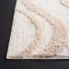 SAFAVIEH Area Rug 8x10 - Norway Shag Collection - Large - Beige & Ivory, Wave Pattern, Non-Shedding & Easy Cleaning, Ultra Plush Thick Pile, Ideal for Living Room, Bedroom, Dining Space (NOR210B) view 2