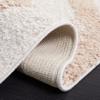 SAFAVIEH Area Rug 8x10 - Norway Shag Collection - Large - Beige & Ivory, Wave Pattern, Non-Shedding & Easy Cleaning, Ultra Plush Thick Pile, Ideal for Living Room, Bedroom, Dining Space (NOR210B) view 4
