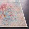SAFAVIEH Area Rug 8x10 - Phoenix Collection - Large - Aqua & Gold Rose, Modern Abstract Design, Non-Shedding & Easy Cleaning, Ideal for Living Room, Bedroom, Office, Dining Space (PHX506J) view 4