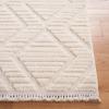 SAFAVIEH Area Rug 8x10 - Urban Collection - Large - Ivory, Moroccan Rustic Tassel Fringe Design, Non-Shedding & Easy Cleaning, Ideal for Living Room, Bedroom, Dining Space (URB208A) view 4