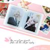 Photocard Binder 3 Inch Kpop Album Kpop Photocard Holder Book Mini Photo Album Kpop Album with Pendant for Collecting Picture, 40 Pockets (Yellow) view 2