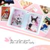 Photocard Binder 3 Inch Kpop Album Holder Book Mini Photo Album With Pendant for Collecting Pictures, 40 Pockets (Pink) view 2