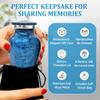 Graceful Small Urns for Human Ashes Keepsake  Elegant Cremation Urn for Cherished Memories  Tiny Urn Keepsakes  Mini Urns for Human Ashes (Blue, Set of 4) view 4