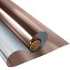 KESPEN One Way Window Film Window Tinting Film for Home Sun Blocking Static Cling One Way Anti UV Reflective Film for Home and Office, Brown-Silver, 29.5 Inch X 6.5 Feet view 1