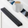 Drawer handle, bathroom furniture handle, 2Pcs, cabinet handle (12cm/15cm/22cm/35.5cm/60cm/80cm/100cm) bedside table handle (black),Black-80cm view 1
