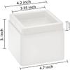Utopia Bedding Bed Risers 3 Inch - Pack of 8 - Adjustable Furniture Risers 3 & 6 inch - Anti Slip Foam & Rubber Pad - Stackable Bed Lifts Risers Heavy Duty for Sofa, Bed, Table, Couch & Chair (White) view 2
