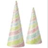 Regency International 16-20" Candy Stripe Cone Set of 2, Pastel Multi view 1