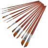VICASKY 13pcs Dual-Color Nylon Paint Brush for Watercolor Oil Painting Lightweight for Students Artists Essential Painting Supplies view 1