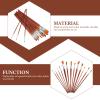 VICASKY 13pcs Dual-Color Nylon Paint Brush for Watercolor Oil Painting Lightweight for Students Artists Essential Painting Supplies view 3