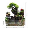 Desktop Fountain Waterfall misting humidifier Fake Mountain Crafts Gift misting humidifier Fountain Fake Mountain Bonsai Home Decoration, Perfect for Office, Home, Bedroom Desktop Decoration view 3
