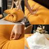 AZZRRO Wedge Headboard Pillow Bolster Lumbar Cushion for Reading in Bed and Games with Removable Cover and Washable Cotton Linen120*50 * 20cm(47 * 20 * 8in) view 3