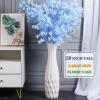 28 Inch Tall White Floor Vase, Decorative Large Ceramic Vase for Living Room, Striped Flower Holder for Home Dcor Dried Flower Arrangement Wedding Housewarming Office view 2