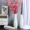 28 Inch Tall White Floor Vase, Decorative Large Ceramic Vase for Living Room, Striped Flower Holder for Home Dcor Dried Flower Arrangement Wedding Housewarming Office view 4