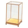 FOMIYES Terrarium Glass Display Case Clear Keepsake Display Box Countertop Collectibles Storage Cube Organizer Showcase for Figures Doll Buddha Statues 21x16cm Wedding view 1