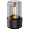 Candlelight Flame Air Diffuser,Portable Essential Oil Diffuser Noiseless 120ML Aroma Diffuser Waterless Auto-Off Protection for Spa Home Yoga Office Bedroom (Black) view 4