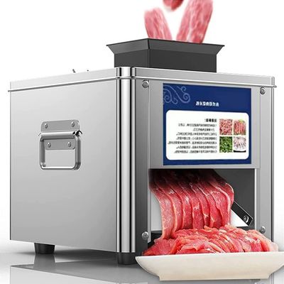 MNSSRN Commercial High-Power Meat Slicer, Electric Stainless Steel Meat Slicer, Removable Blade, Applicable to Boneless Meat,15in
