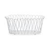 Two's Company French Wireworks Alfabia Double Planter Basket w/Antique White Finish view 2