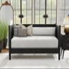 Alpine Furniture Flynn Platform, Twin, Black view 1